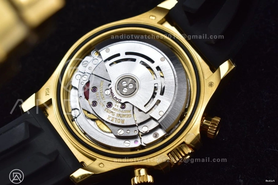 on Rubber Best SA4130 Strap 1:1 Dial Lume Daytona Oysterflex Edition YG 116518 BTF 0422